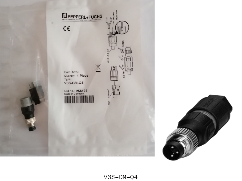 Male connector, field-attachable 258193